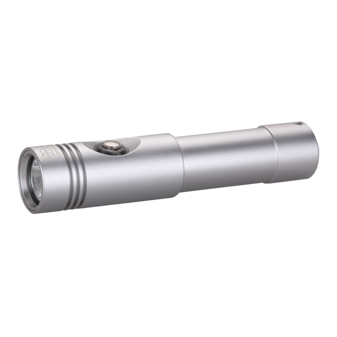 X-Adventurer M1200 Dive Torch Silver | Diversworld | Spearfishing