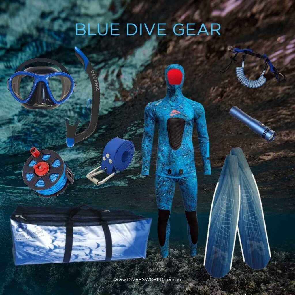 Blue Dive Gear - Diversworld Spearfishing Cairns Australia