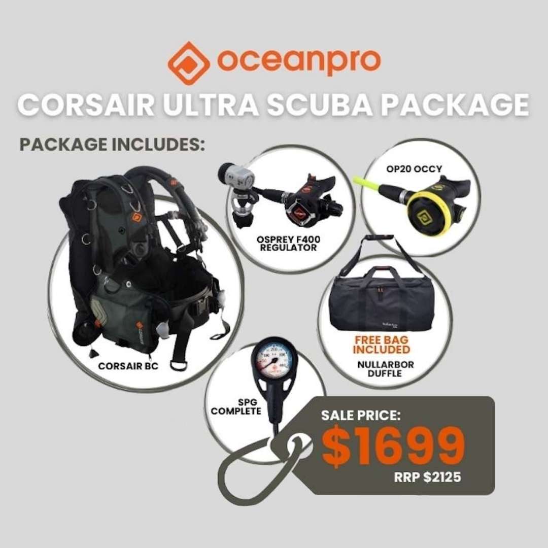 Oceanpro Corsair Ultra Scuba Dive Package - Diversworld Scuba Cairns Online Store