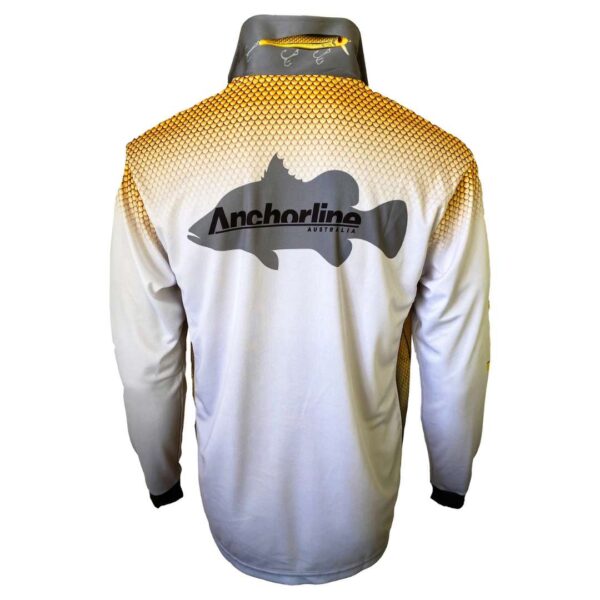 Anchorline Sun-Shirt Bomber Fishing Shirt Back - Diversworld Spearfishing Cairns Australia