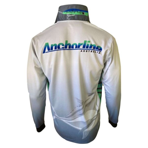 Anchorline Sun-Shirt Popper Fishing Shirt Back - Diversworld Spearfishing Cairns Australia