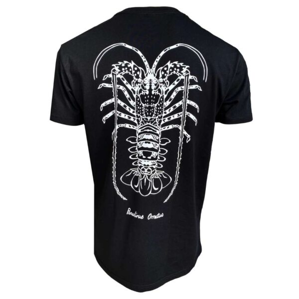 Anchorline T-Shirt Crayfish Black - Diversworld Spearfishing Cairns Australia