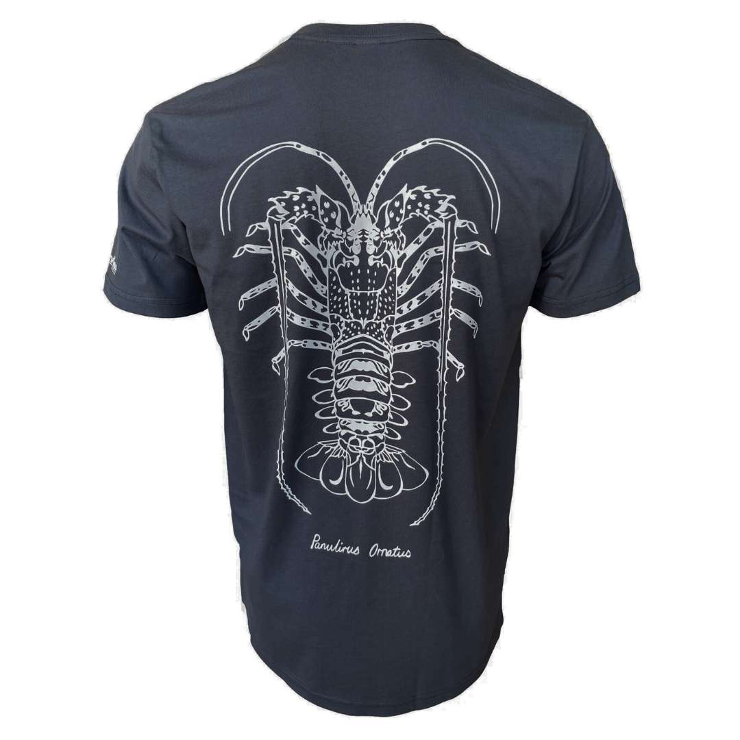 Anchorline T-Shirt Crayfish Blue - Diversworld Spearfishing Cairns Australia (2)