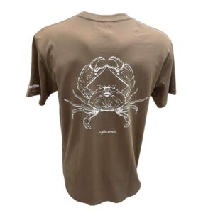 Anchorline T-Shirt Mudcrab Walnut - Diversworld Spearfishing Cairns Australia