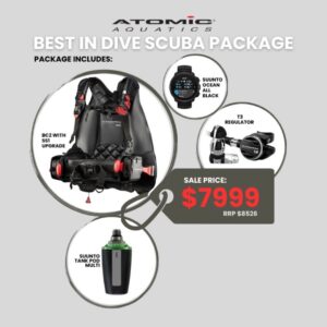 Atomics Best In Scuba Dive Package - Diversworld Cairns Online Store