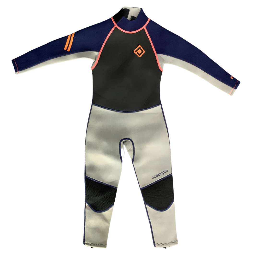 Oceanpro Wave Kids Wetsuit Gray - Diversworld Snorkeling Scuba Diving Cairns Australia