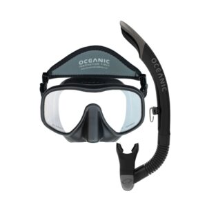 Oceanic Shadow Mask Ultra SD Snorkel Set in Black - Diversworld Scuba Cairns Australia